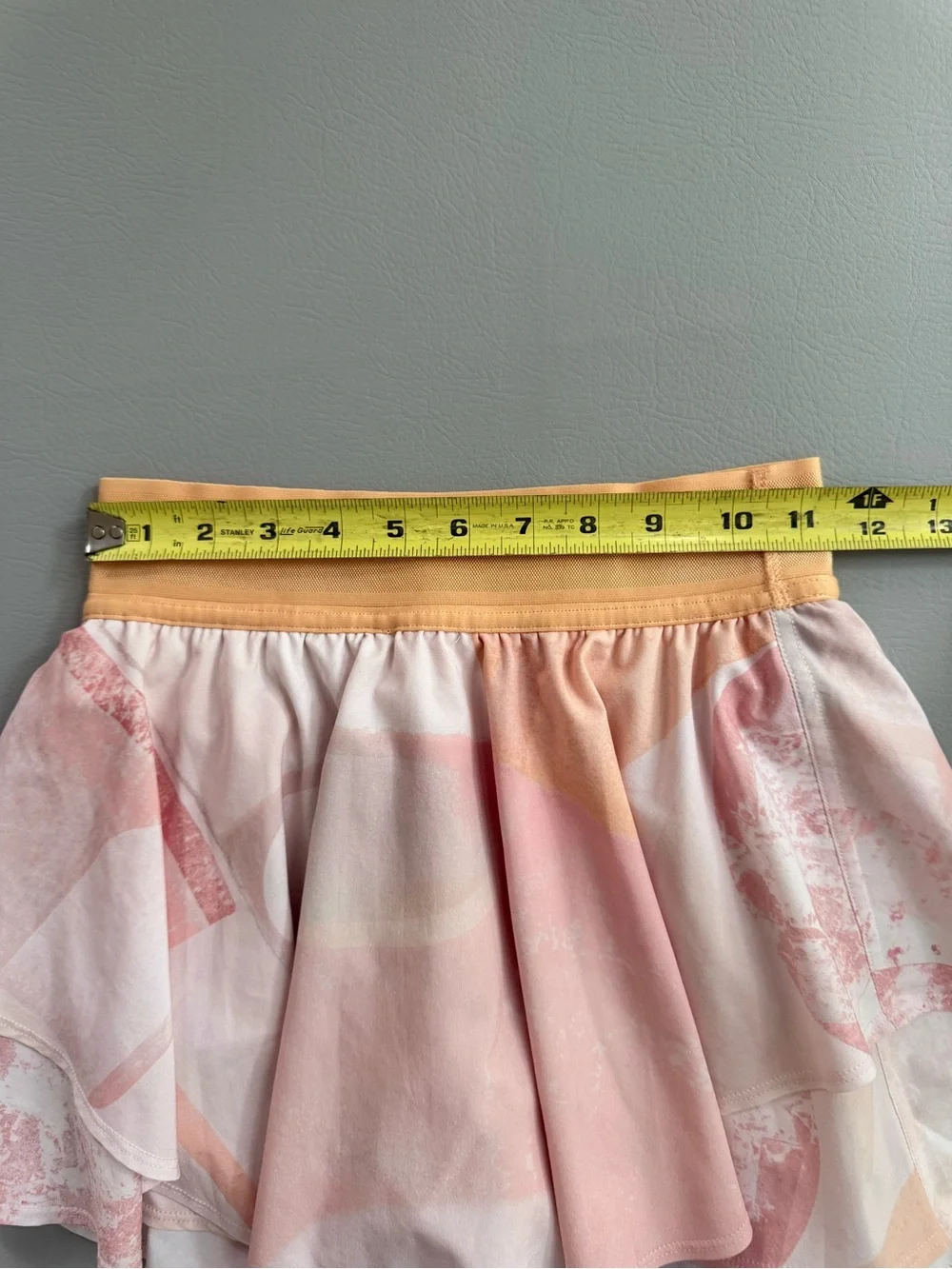 Lululemon Orange Court Rival High Rise Skirt Skort Garrogeo Women’s Size 2 W8AFU